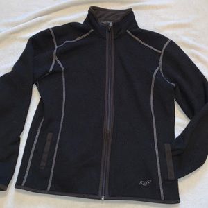 Black Zip Up Sweater